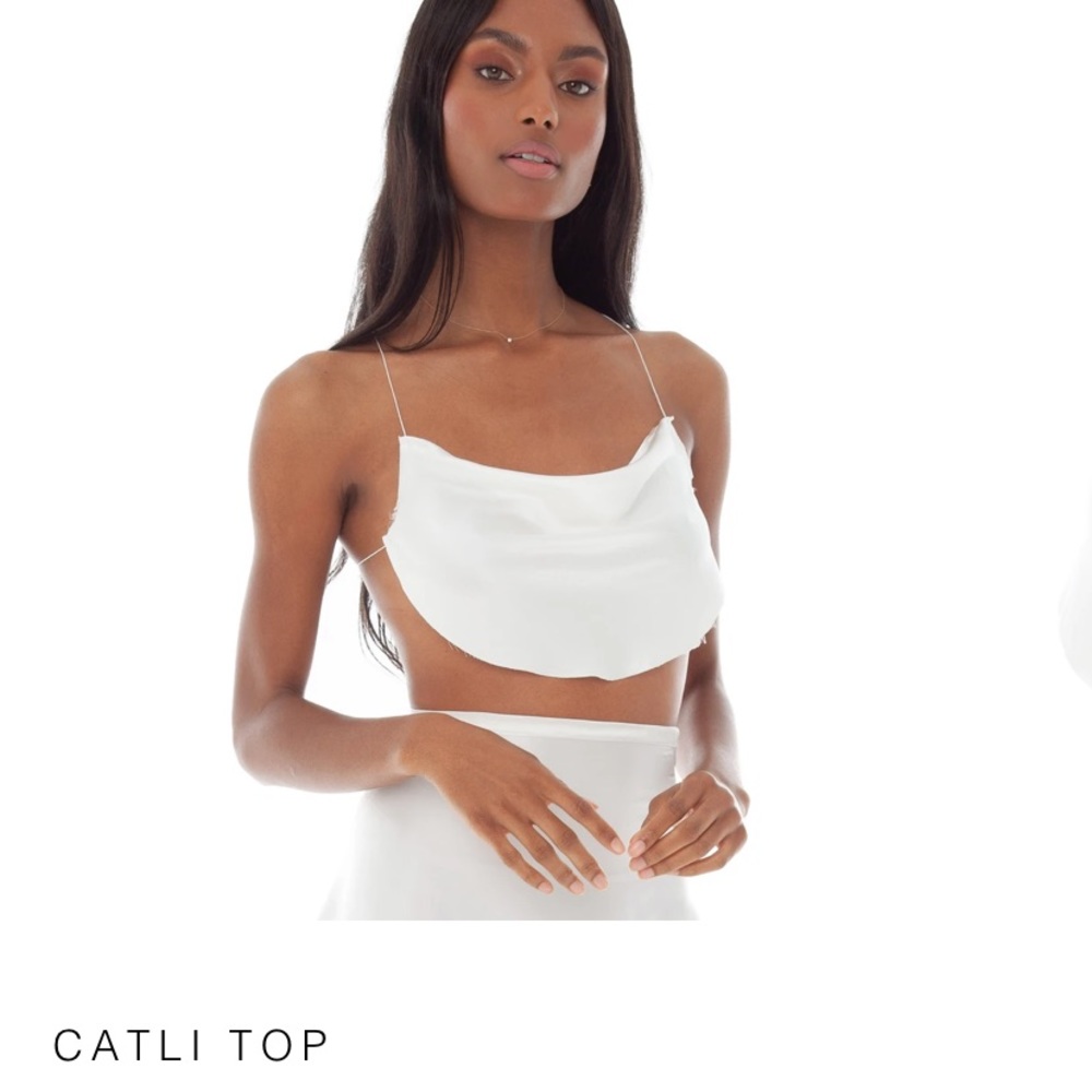 AYAI NWOT Catli top XS white